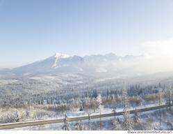 Photo Textures of Winter Background Nature